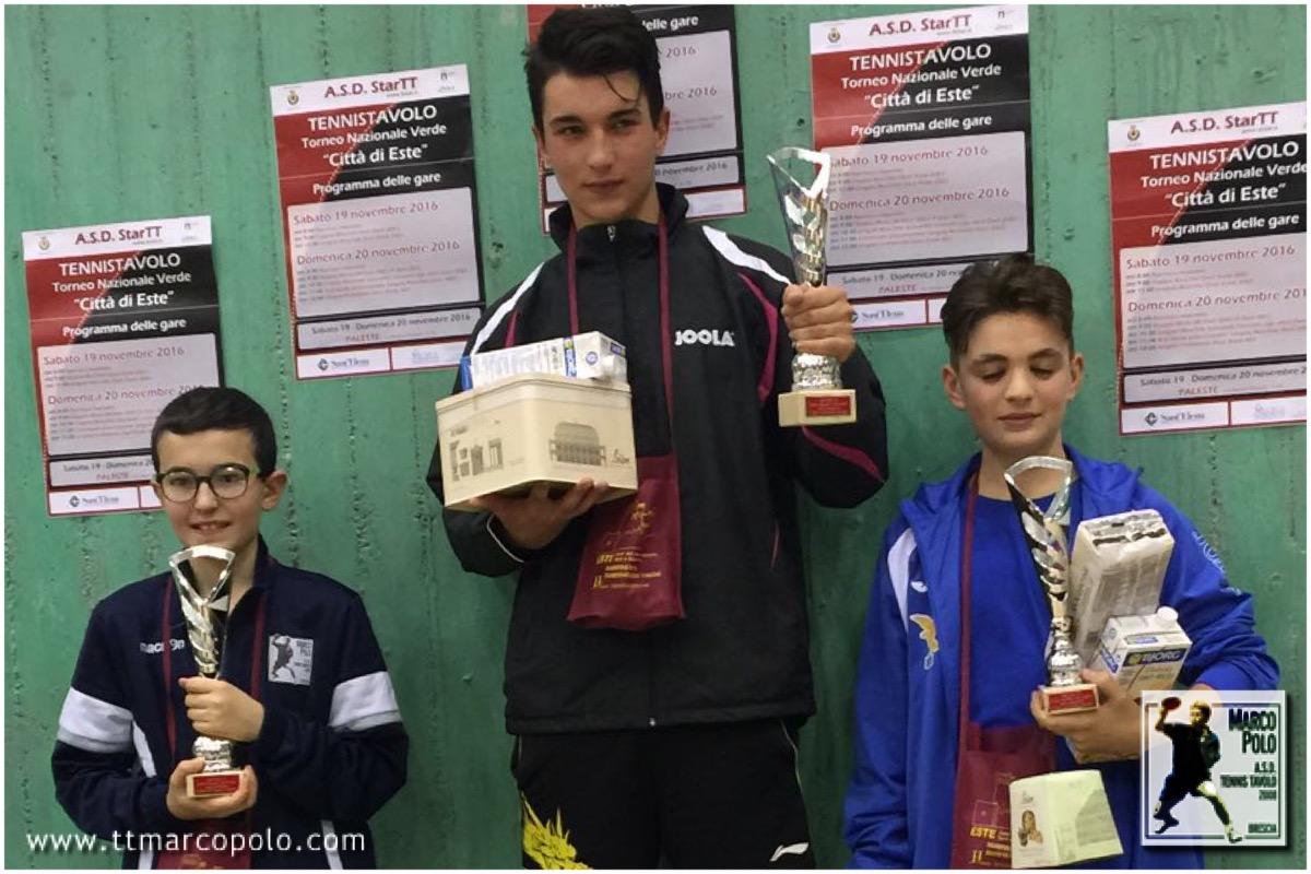 Dario Morandi: 2° posto nel torneo nazionale giovanile verde di Este