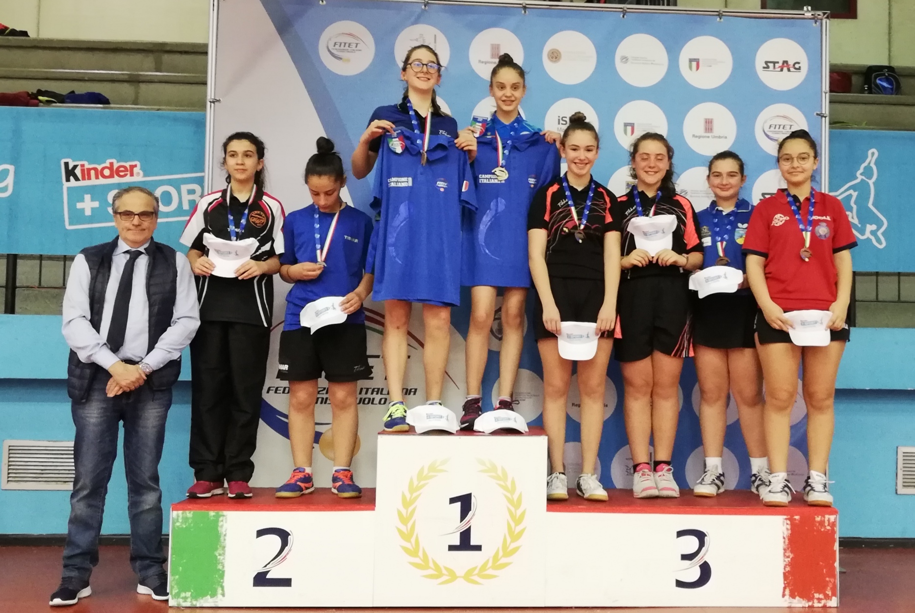 Elettra Valenti vincitrice del doppio femminile ai Campionati Italiani Giovanili cat. Ragazzi anno 2019
