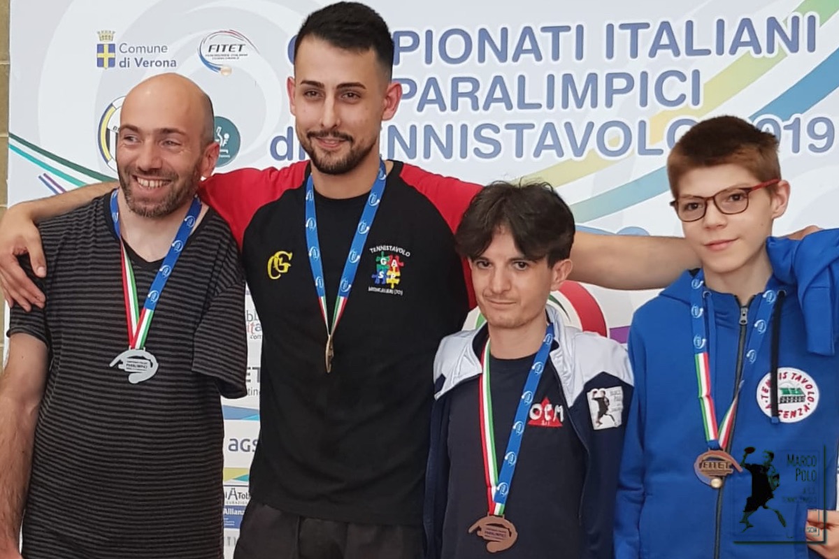 Joseph Calì sul podio ai Campionati Italiani Paralimpici