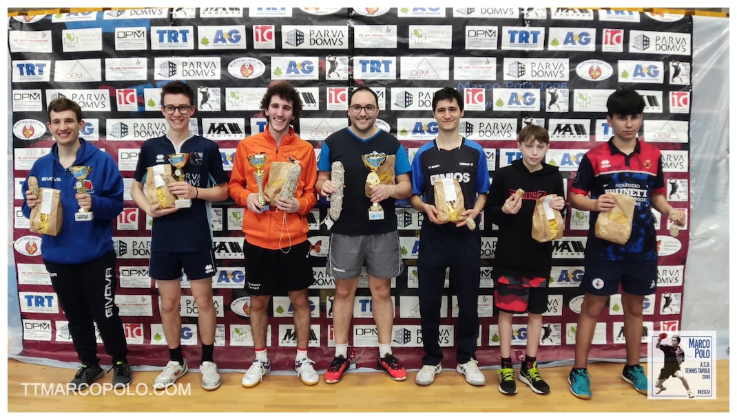 Il podio del Campionato Regionale IV categoria
