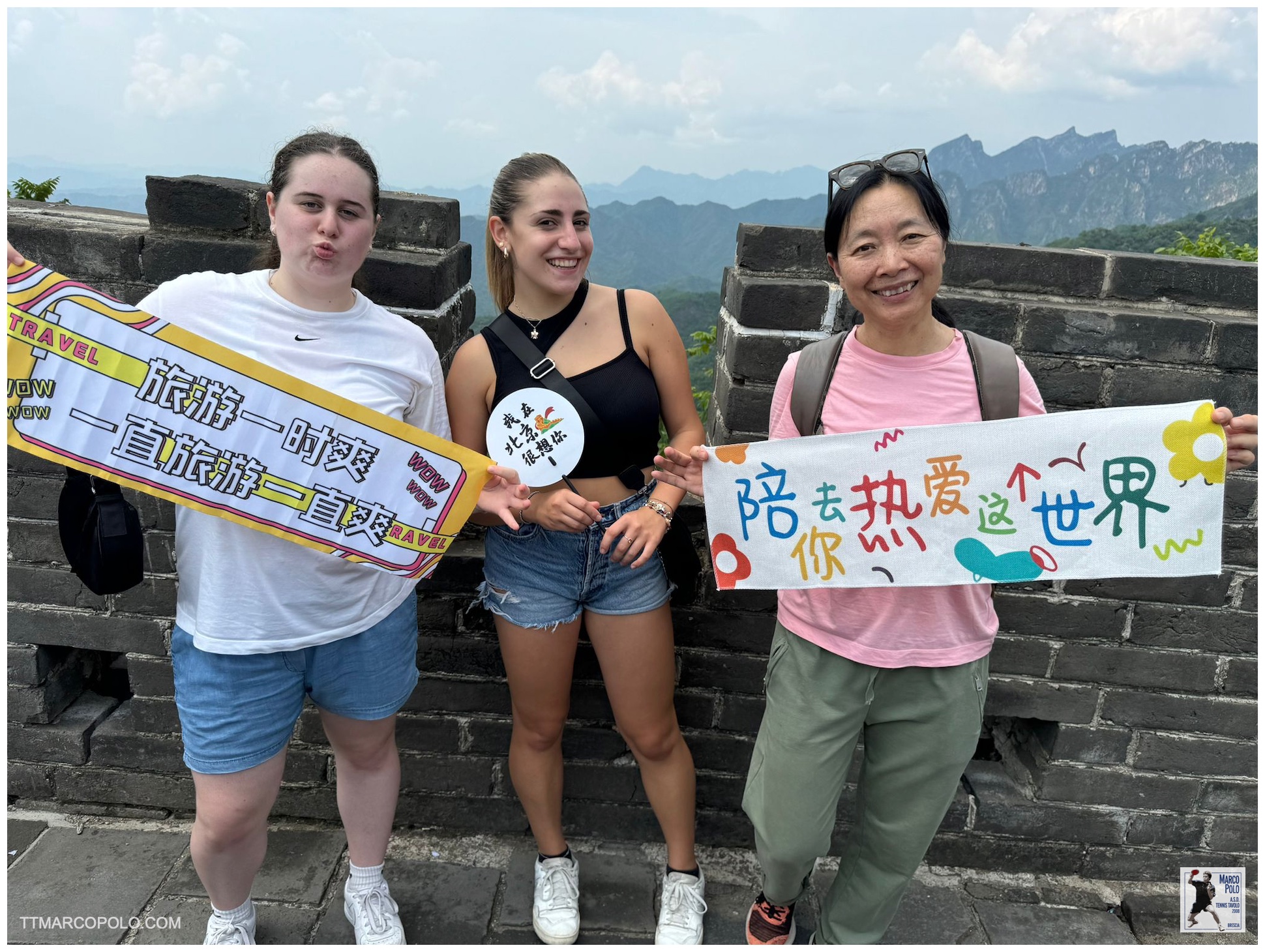 Il team di A2 del Marco Polo in trasferta in Cina
